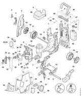 STIHL RE017915701 Draaghandgreep positie 9 technische tekening