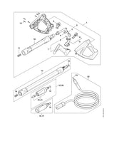 STIHL RE015300025 Vlakstraalsproeier positie 16 technische tekening