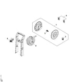 STIHL RE027008910 Deksel positie 4 technische tekening