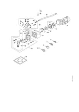 STIHL RE027007310 Slangaansluiting positie 22 technische tekening