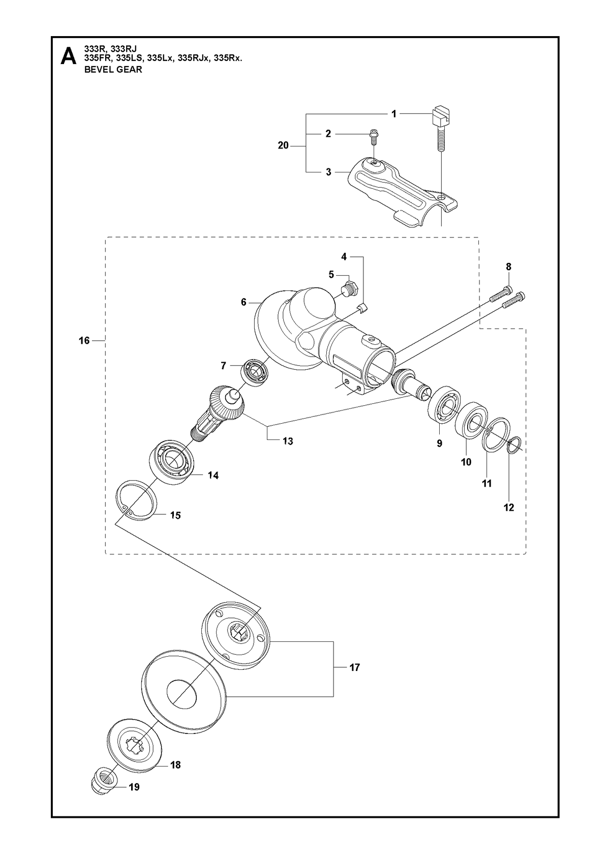 Husqvarna 537351401 onderdelentekening - positie 17