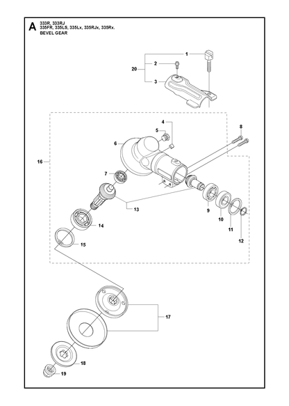 Husqvarna 537351401 onderdelentekening - positie 17