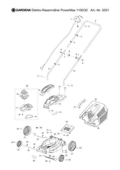 Husqvarna 589680801 onderdelentekening - positie 8