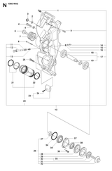 Husqvarna 506351502 onderdelentekening - positie 17