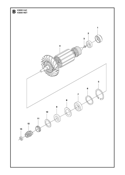 Husqvarna 506098602 onderdelentekening - positie 12