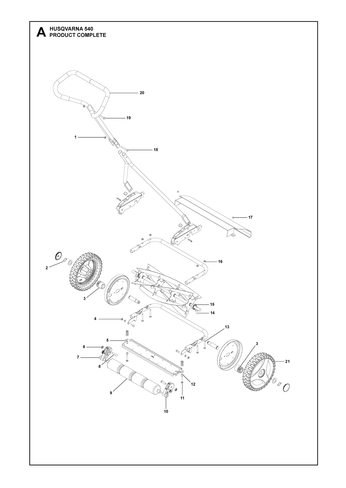 Husqvarna 734115301 onderdelentekening - positie 12