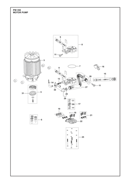 Husqvarna 503263026 onderdelentekening - positie 18