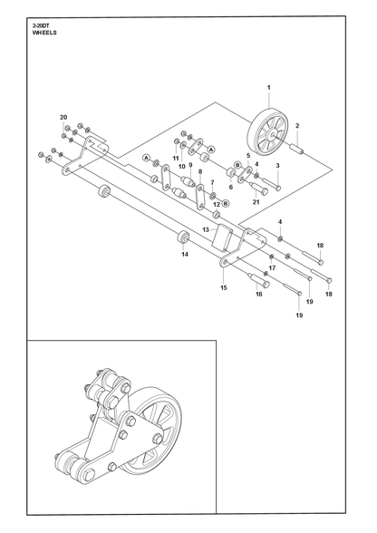 Husqvarna 533540001 onderdelentekening - positie 9