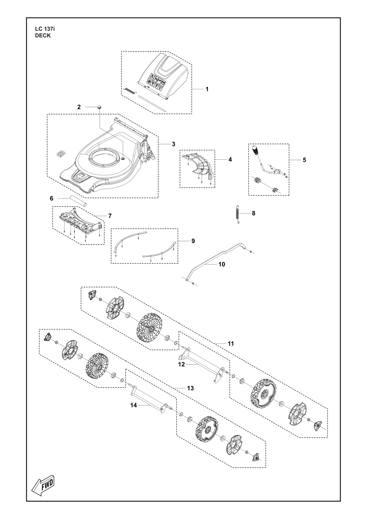 Husqvarna 531146761 onderdelentekening - positie 2