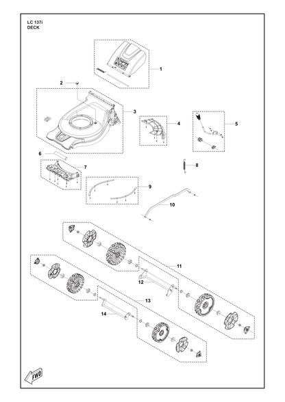 Husqvarna 531146740 onderdelentekening - positie 7