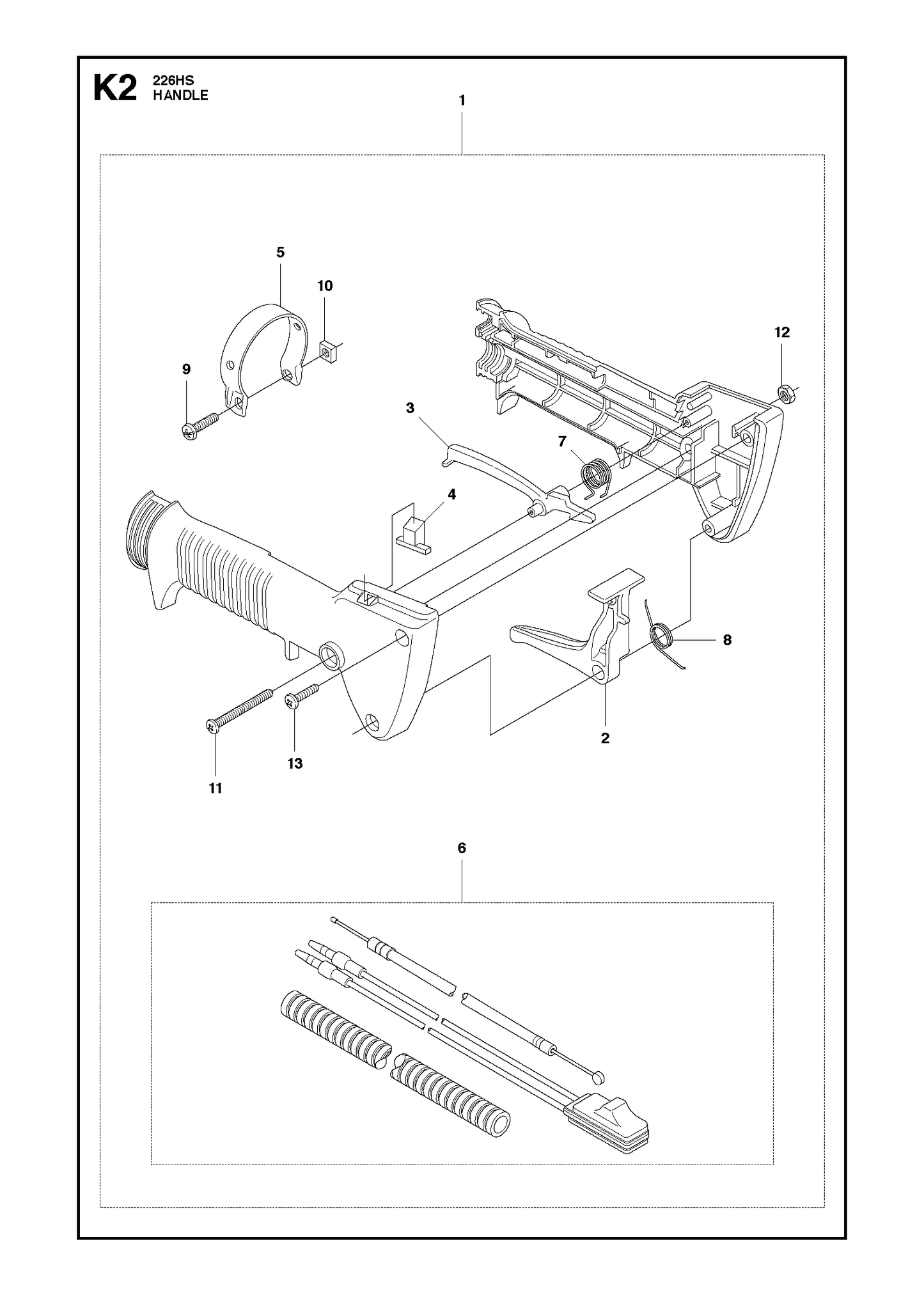Husqvarna 506611701 onderdelentekening - positie 3
