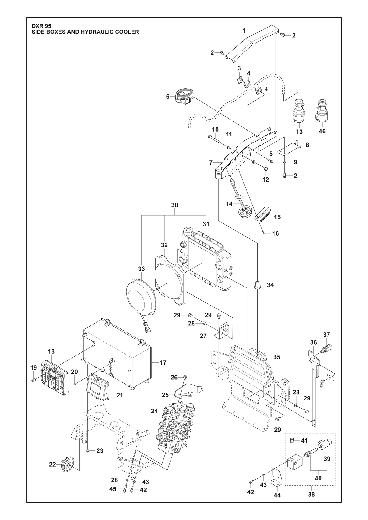 Husqvarna 598875401 onderdelentekening - positie 21