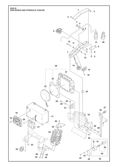 Husqvarna 598875401 onderdelentekening - positie 21