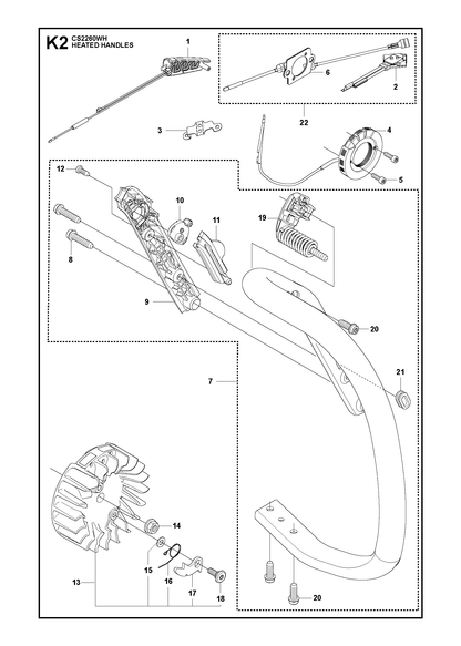 Husqvarna 505157404 onderdelentekening - positie 9