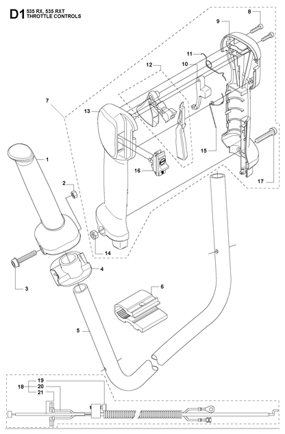 Husqvarna 503750002 onderdelentekening - positie 6