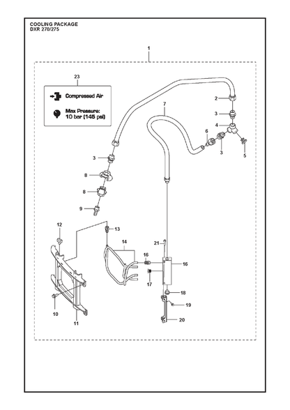 Husqvarna 586474801 onderdelentekening - positie 6