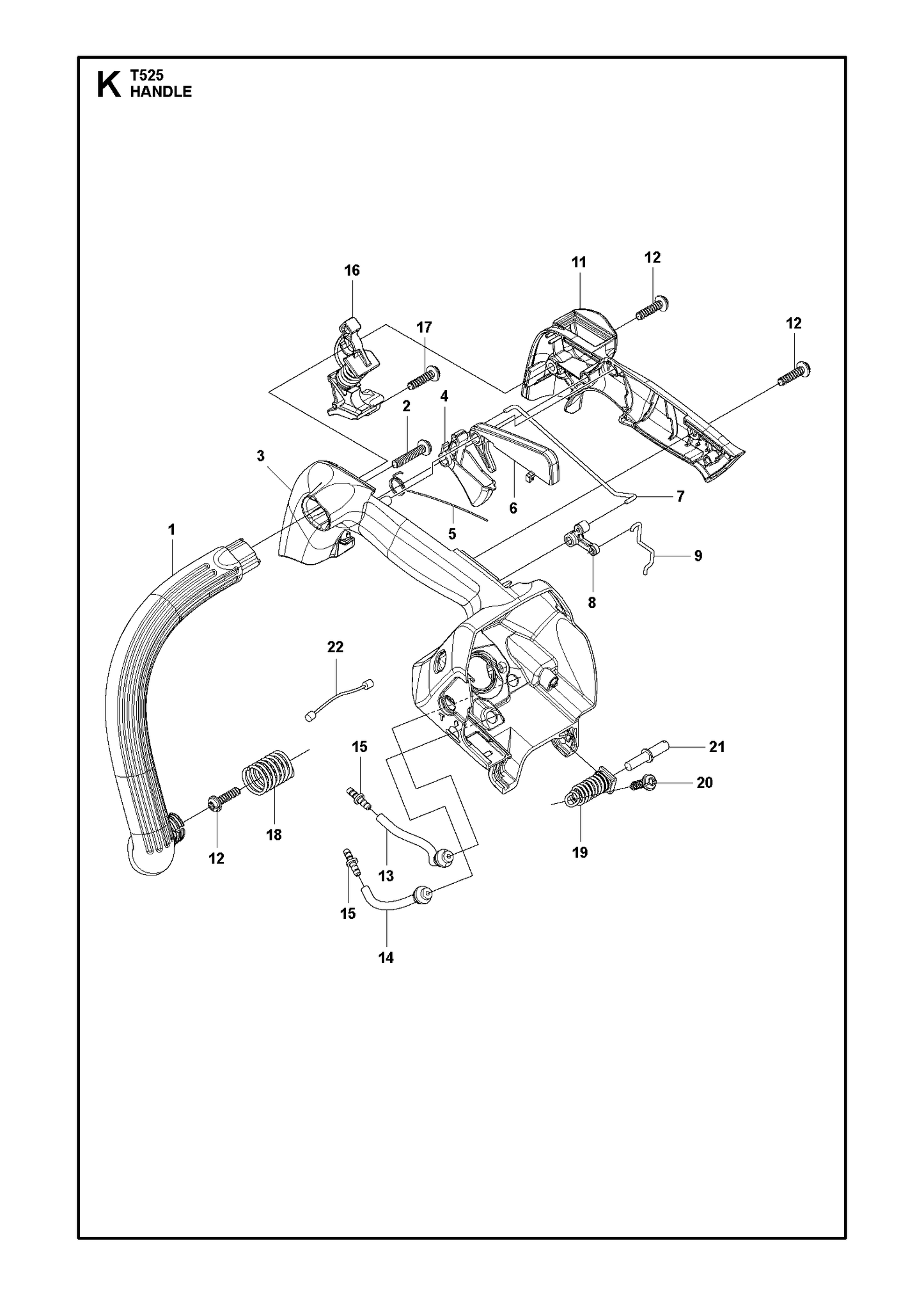 Husqvarna 501906203 onderdelentekening - positie 16