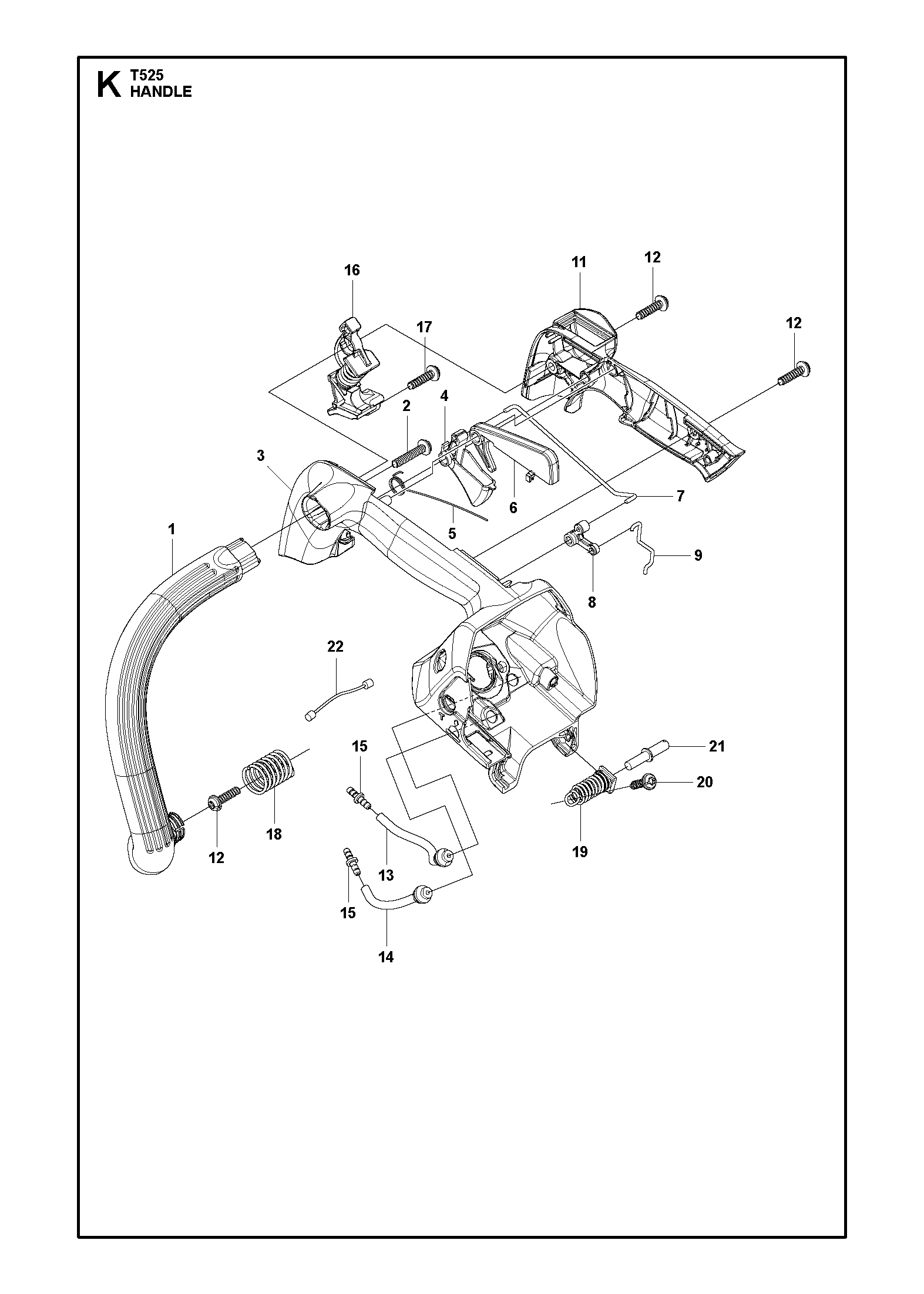 Husqvarna 501906203 onderdelentekening - positie 16