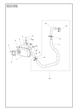 Husqvarna 505797301 onderdelentekening - positie 12