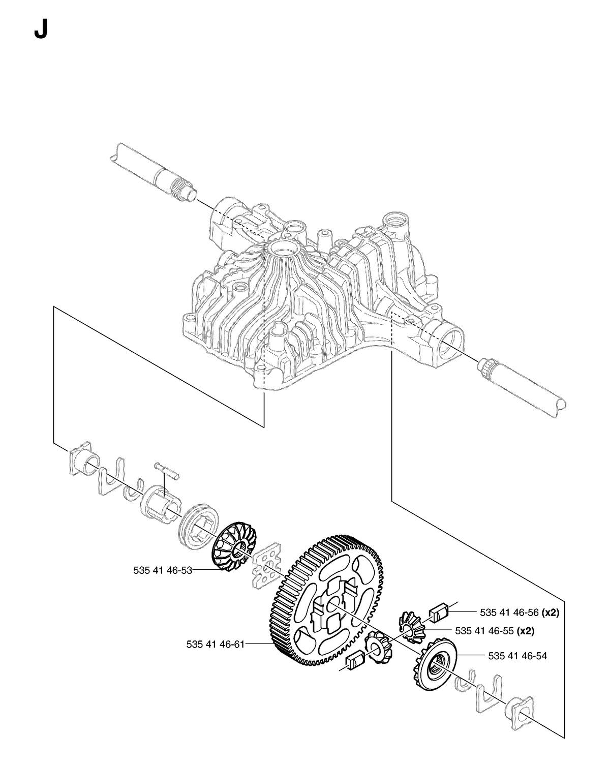 Husqvarna 535414654 onderdelentekening - positie 3