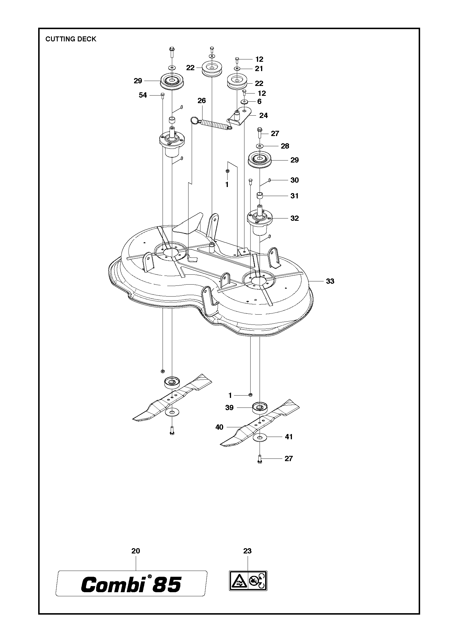 Husqvarna 506918702 onderdelentekening - positie 6