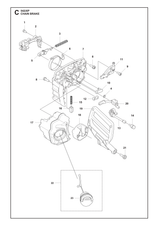 Husqvarna 594919801 onderdelentekening - positie 18