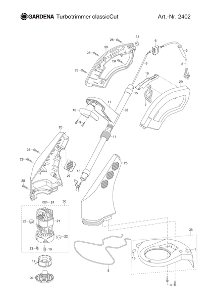 Husqvarna 520437601 onderdelentekening - positie 17