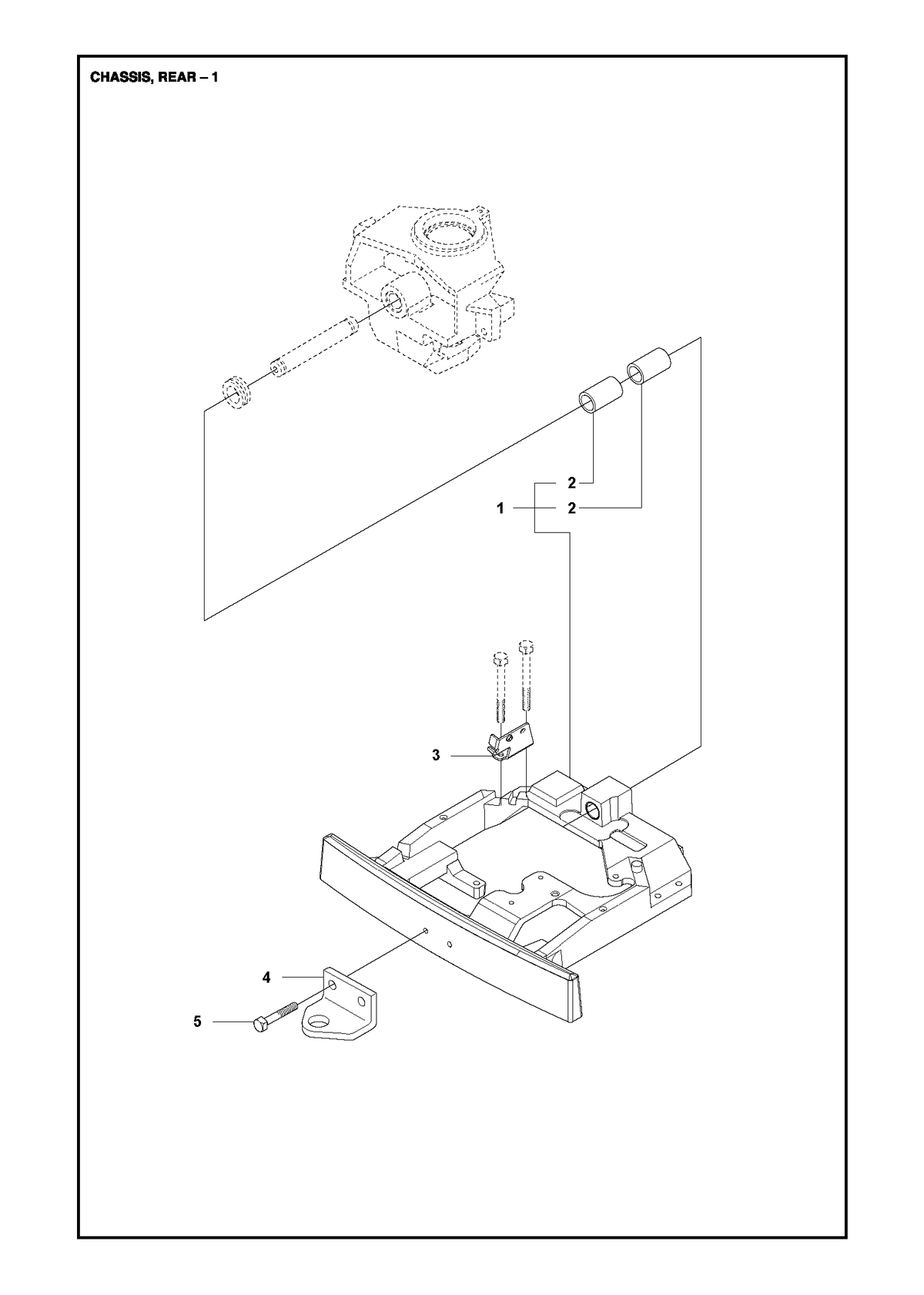 Husqvarna 535406001 onderdelentekening - positie 1