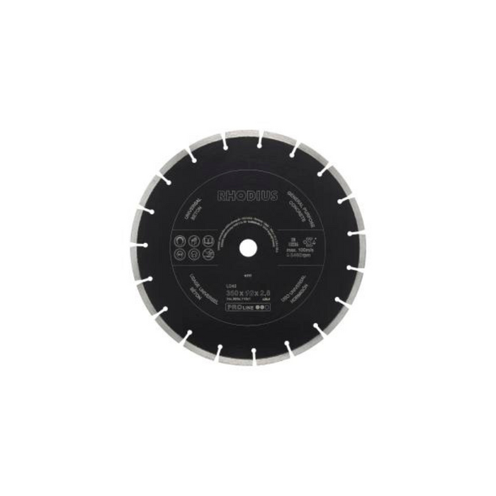 Rhodius LD40 Diamant Doorslijpschijf - 350 mm