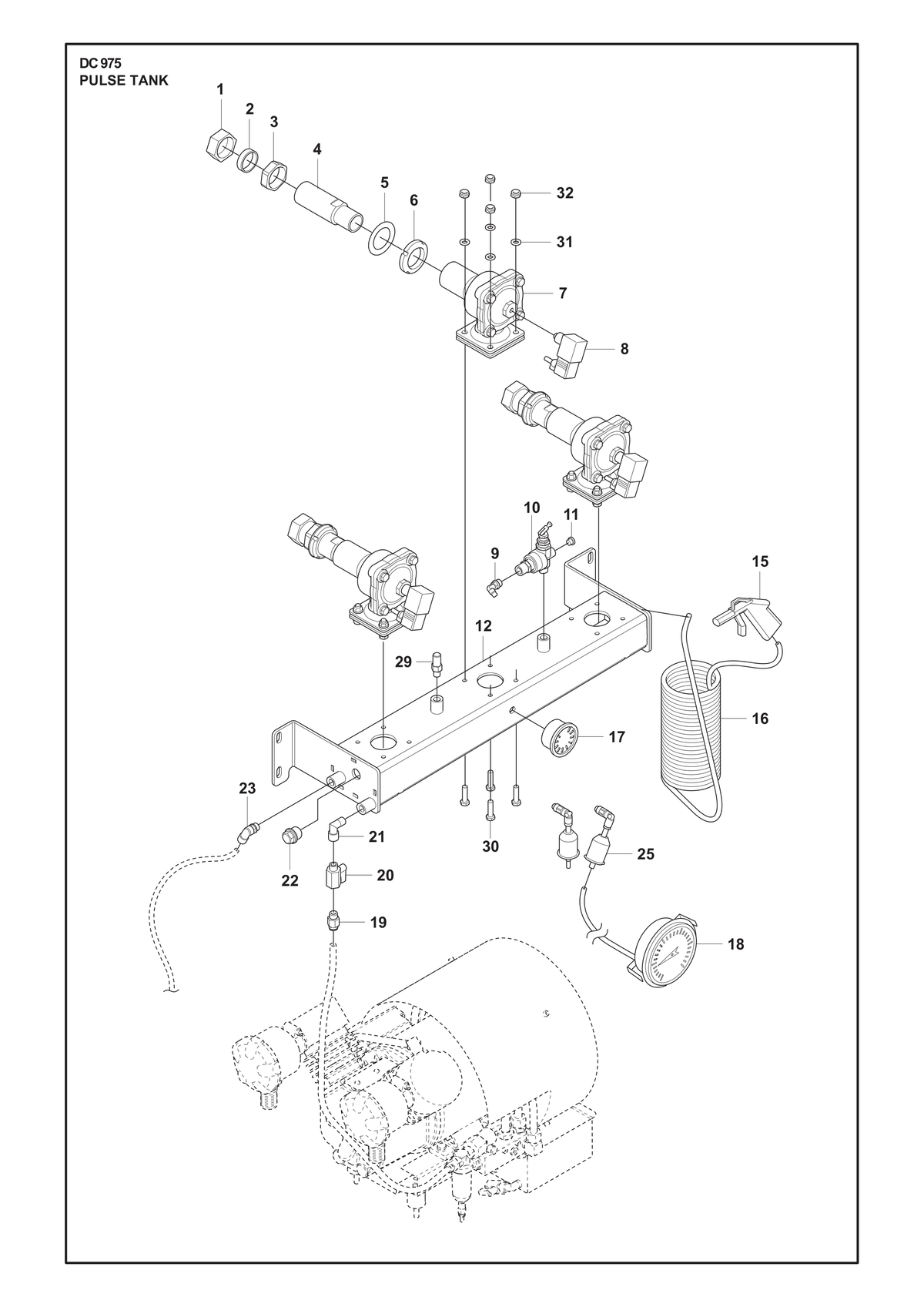 Husqvarna 537502802 onderdelentekening - positie 3