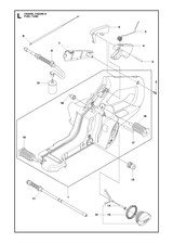 Husqvarna 504122202 onderdelentekening - positie 7