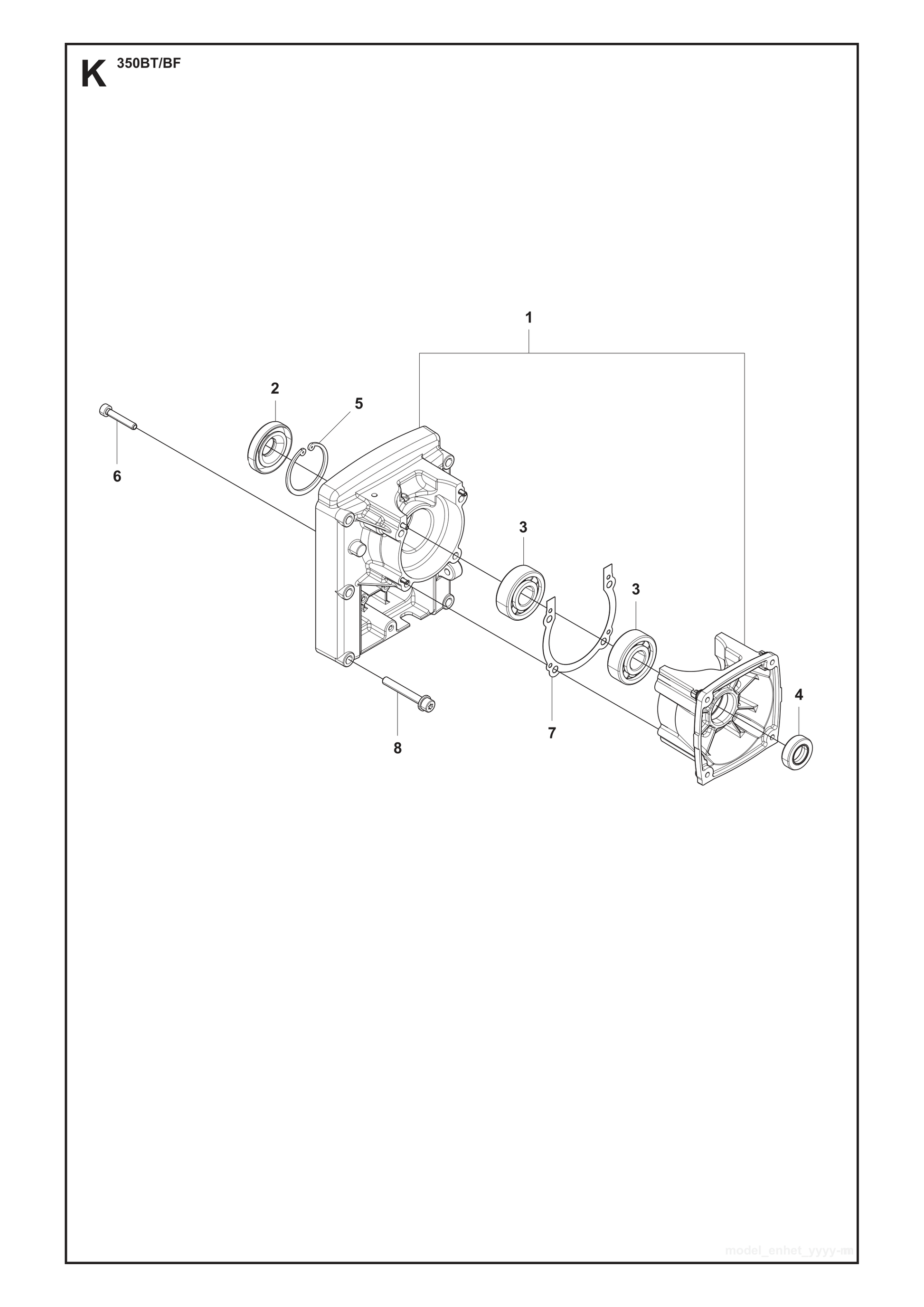 Husqvarna 510551301 onderdelentekening - positie 5