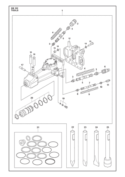 Husqvarna 585484216 onderdelentekening - positie 7