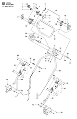Husqvarna 510237501 onderdelentekening - positie 16