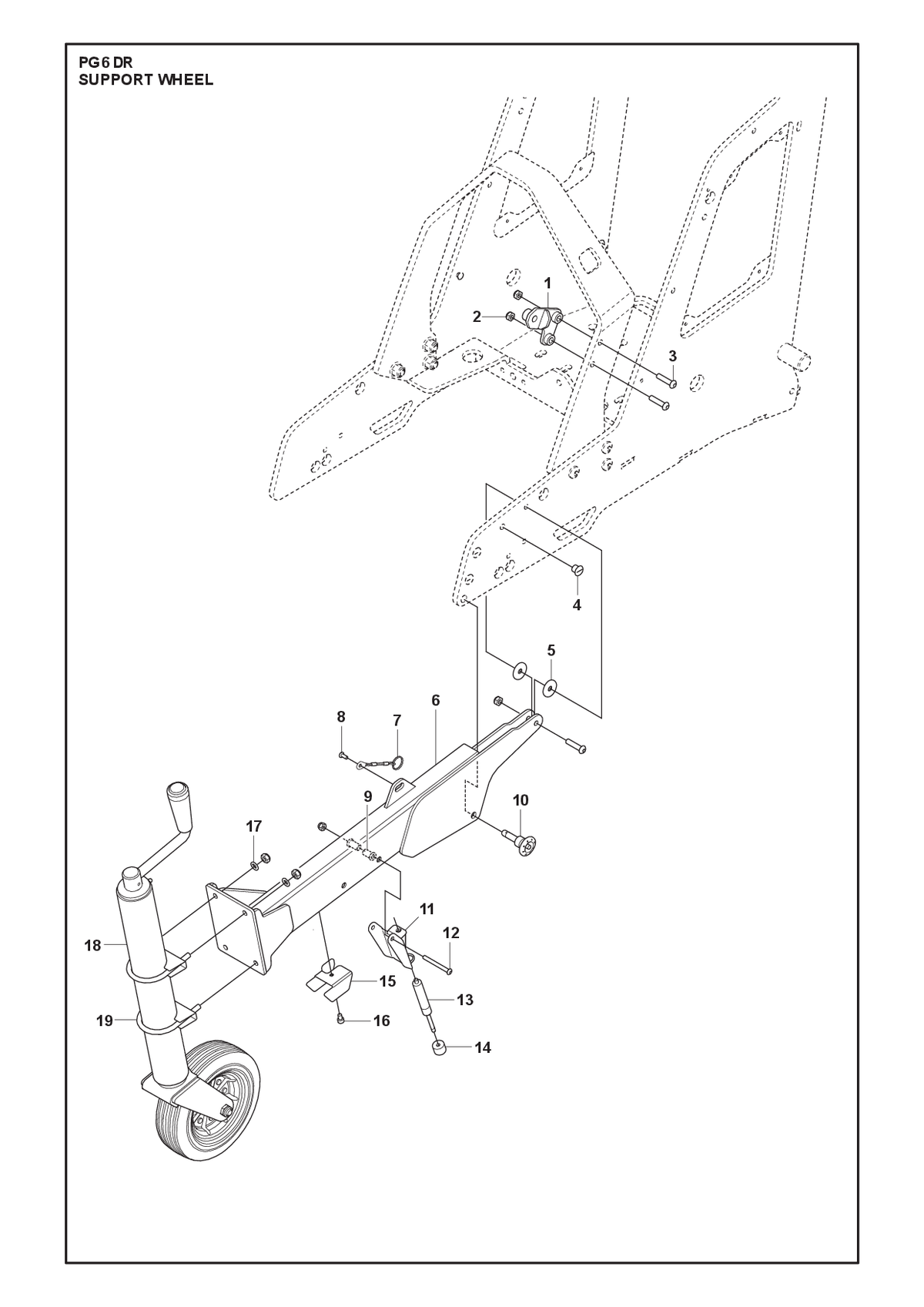 Husqvarna 537579701 onderdelentekening - positie 12