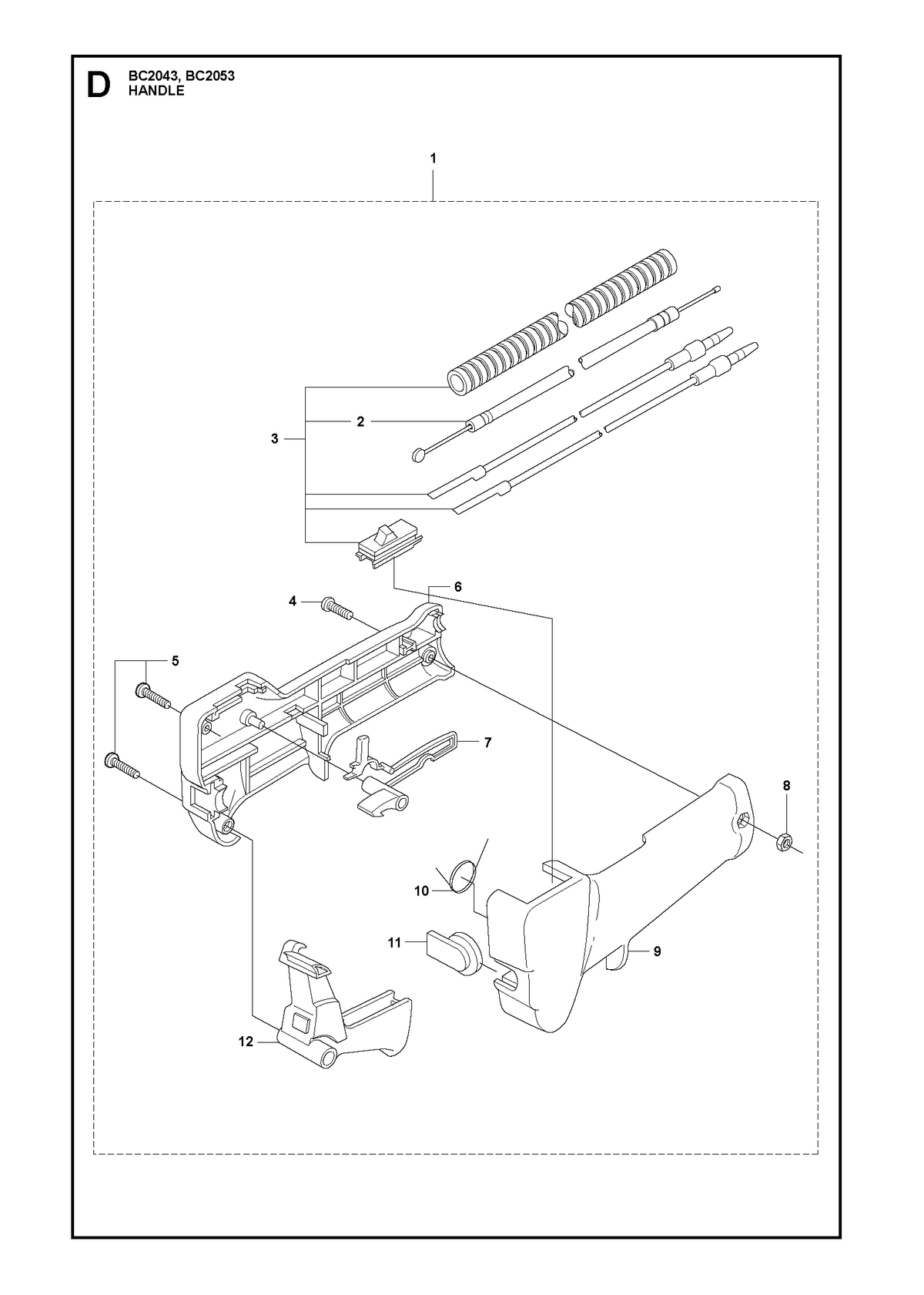 Husqvarna 531007882 onderdelentekening - positie 2
