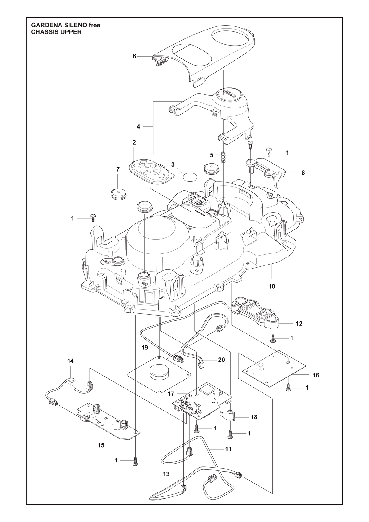 Husqvarna 538914801 onderdelentekening - positie 2