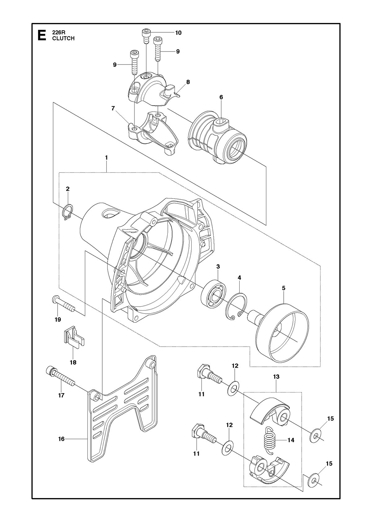 Husqvarna 586508501 onderdelentekening - positie 5
