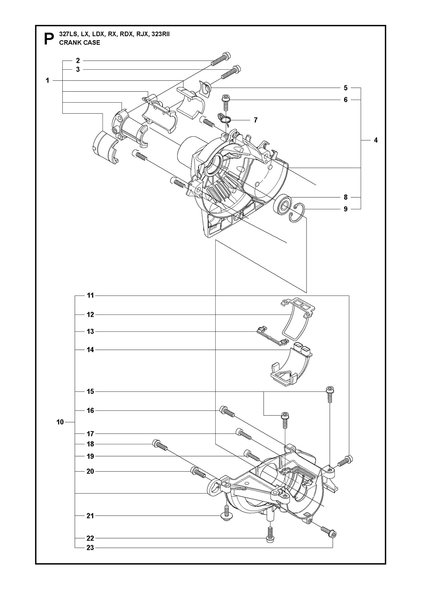 Husqvarna 503250501 onderdelentekening - positie 8