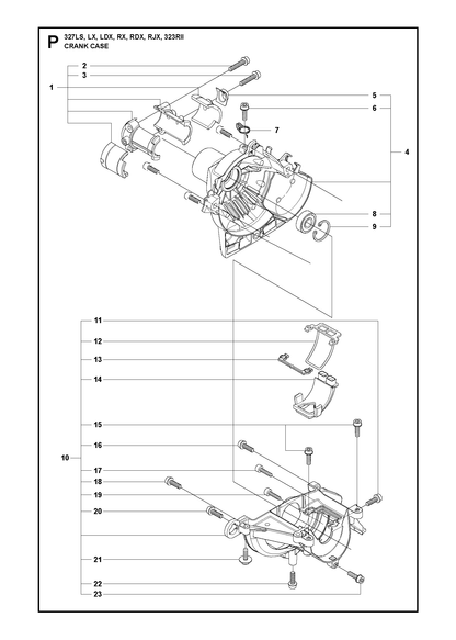 Husqvarna 503250501 onderdelentekening - positie 8