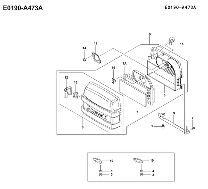 Husqvarna 535414212 onderdelentekening - positie 7