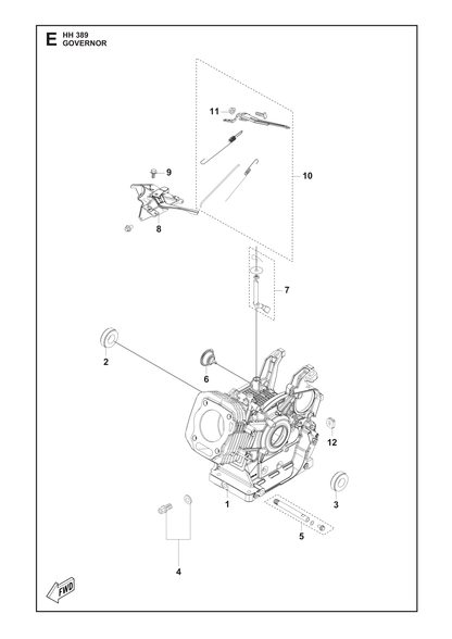 Husqvarna 531146849 onderdelentekening - positie 1