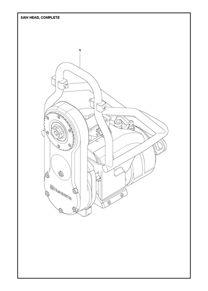 Husqvarna 580662703 onderdelentekening - positie 1