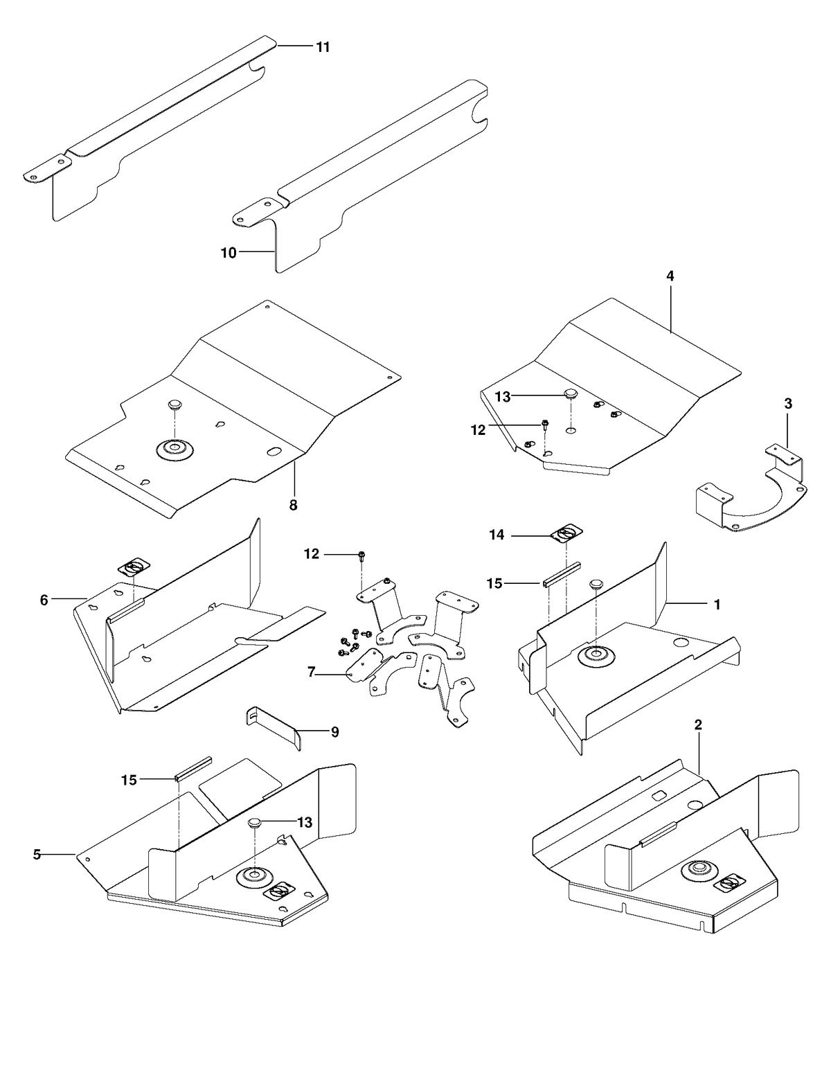 Husqvarna 539112294 onderdelentekening - positie 15
