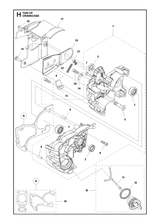 Husqvarna 505411001 onderdelentekening - positie 12