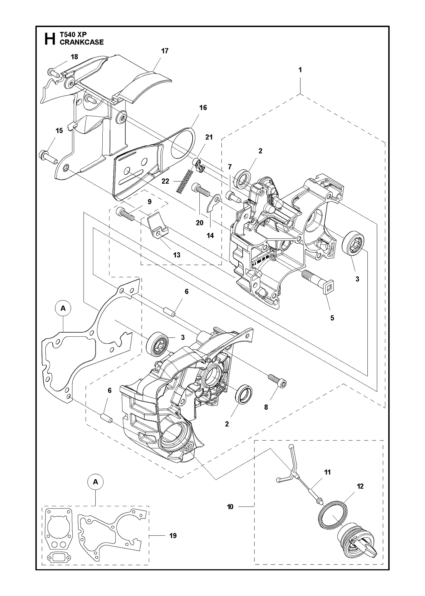 Husqvarna 505521401 onderdelentekening - positie 16