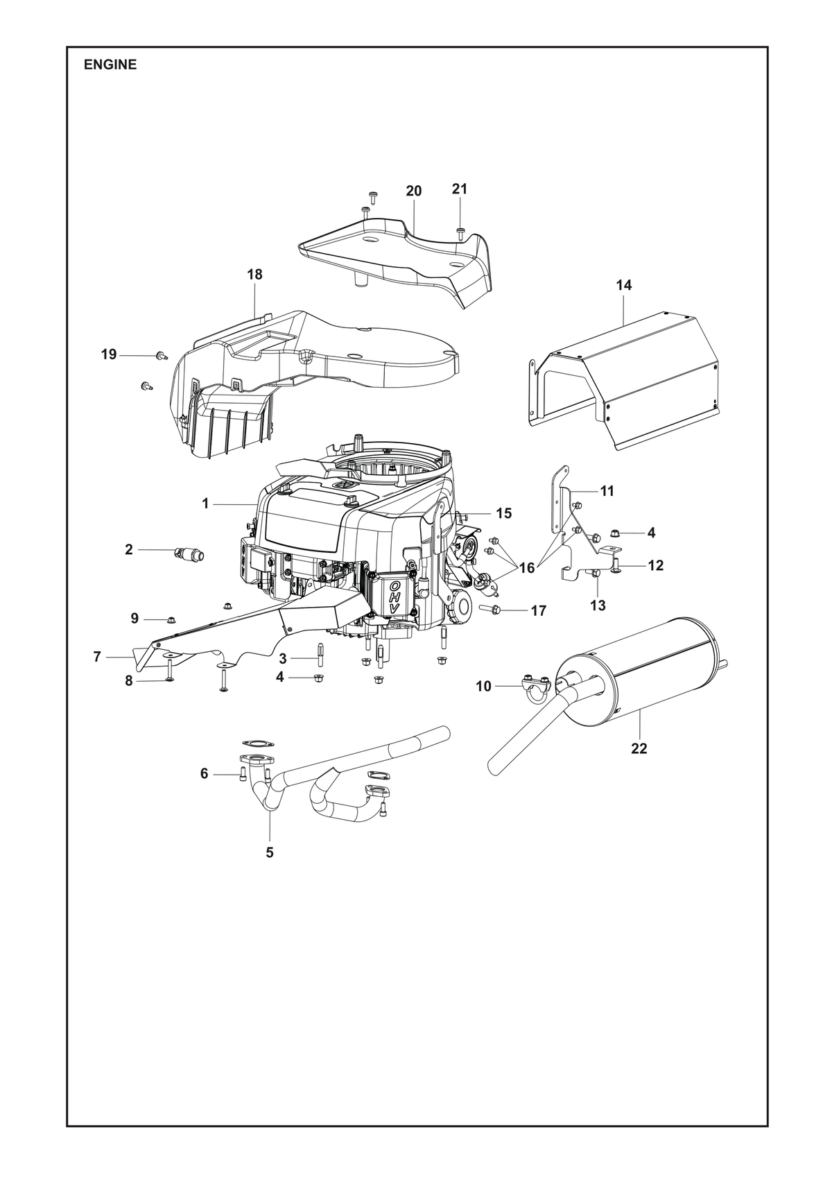 Husqvarna 588983701 onderdelentekening - positie 15