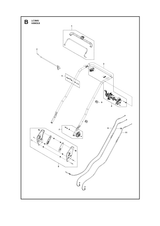 Husqvarna 598861901 onderdelentekening - positie 2