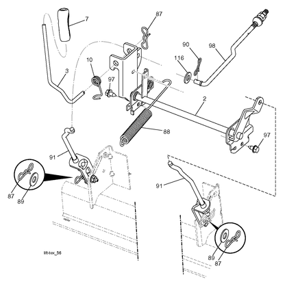 Husqvarna 532422027 onderdelentekening - positie 2