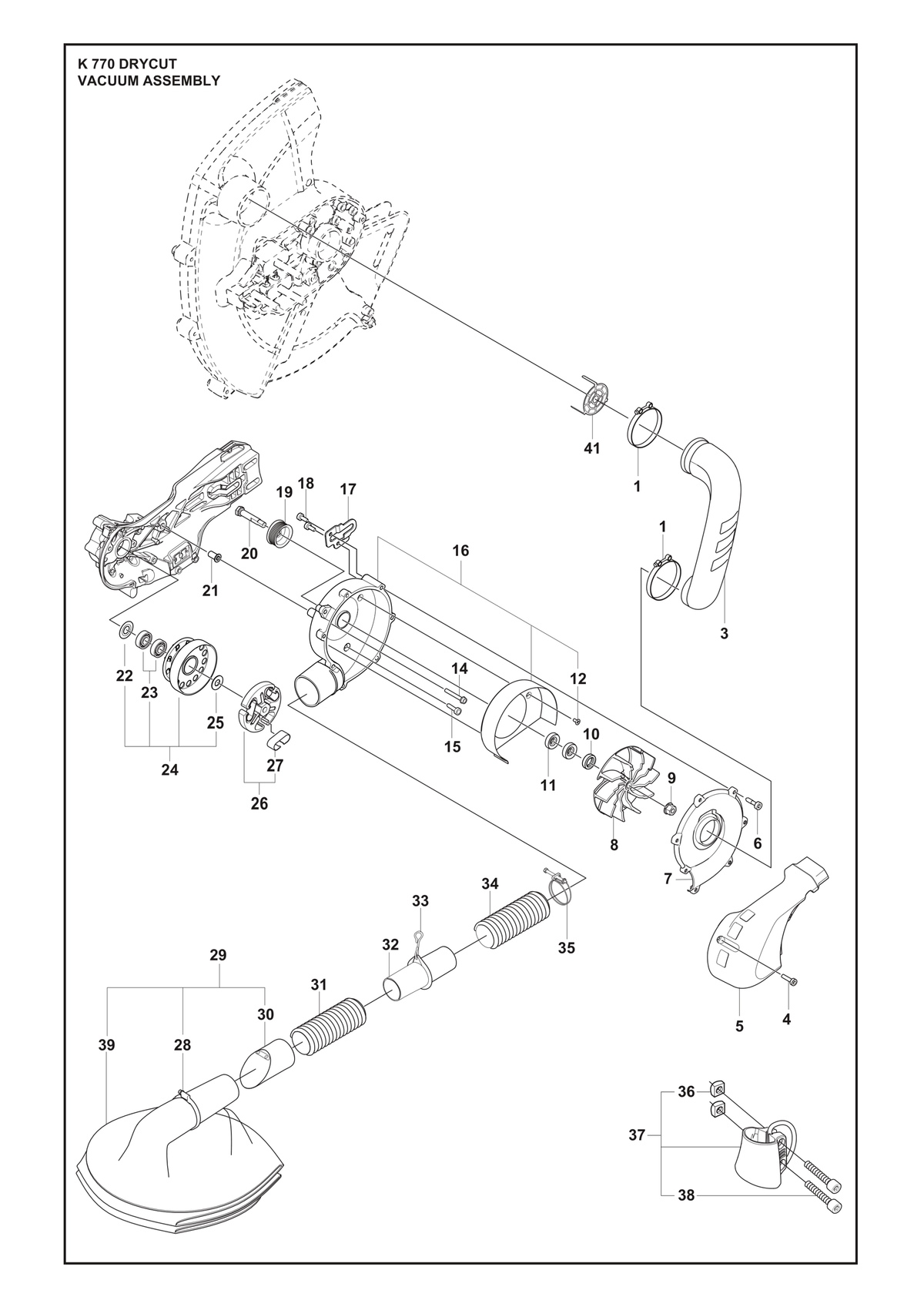 Husqvarna 595314601 onderdelentekening - positie 17